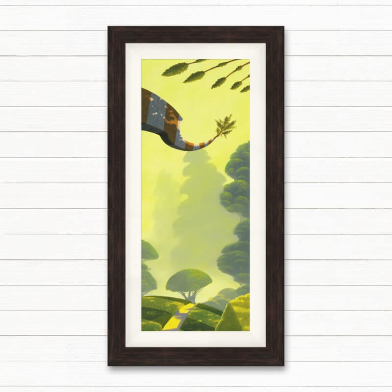 BEYOND THE TREES by Michael Provenza – Dark Walnut Frame