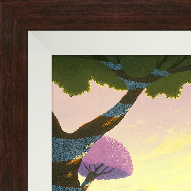 "Sun Kissed" by Michael Provenza frame corner closeup