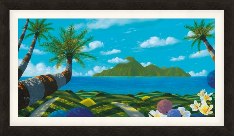 Island Dreams 20x40 (oil on panel) framed